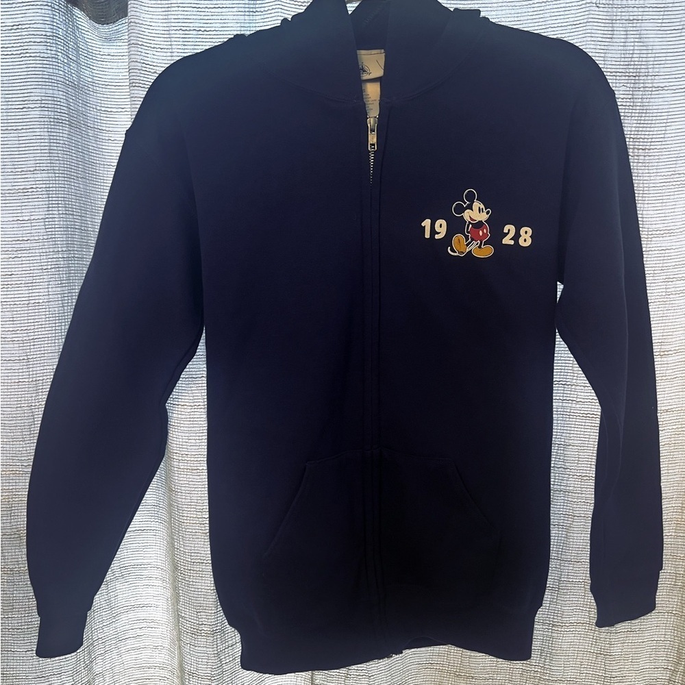 This Disney World Hoodie Sweatshirt in Navy featuring Mickey Mouse - Picture 4 of 5